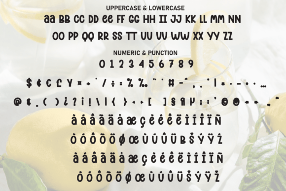 Lemonade Font font preview - 6