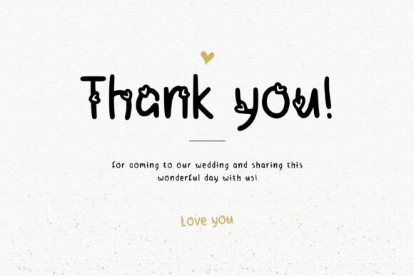 Lovely Sugar Font PNG with transparent background - Preview 2