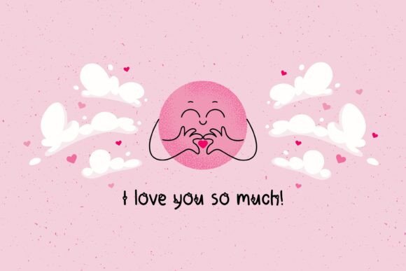 Lovely Sugar Font PNG with transparent background - Preview 3