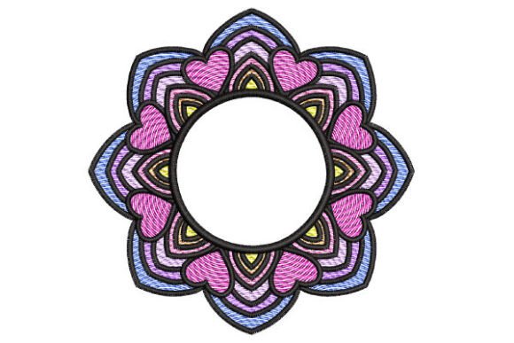 Mandala with Hearts
