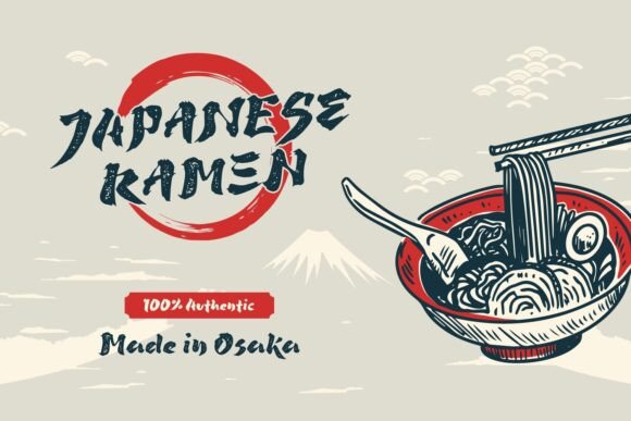 Ninja Kage - Font PNG with transparent background - Preview 2