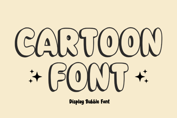 Outline Bubble Font PNG with transparent background - Preview 1