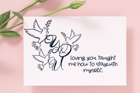 Peaceletter Font PNG with transparent background - Preview 3