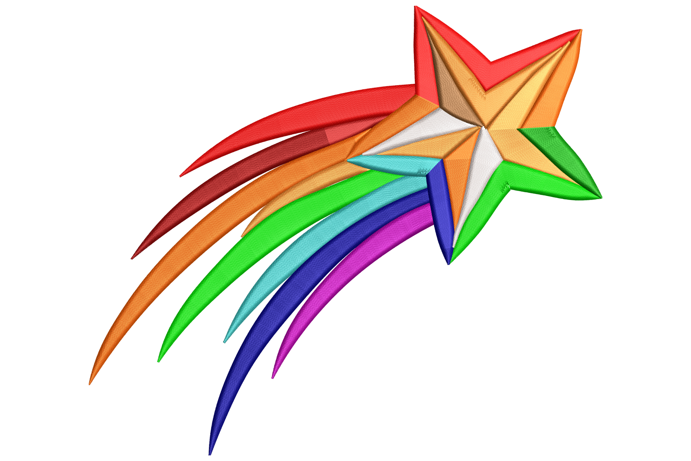 Rainbow Shooting Star