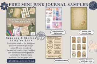 Vintage Junk Journal Papers Graphic by Liberty Belle Designs · Creative ...