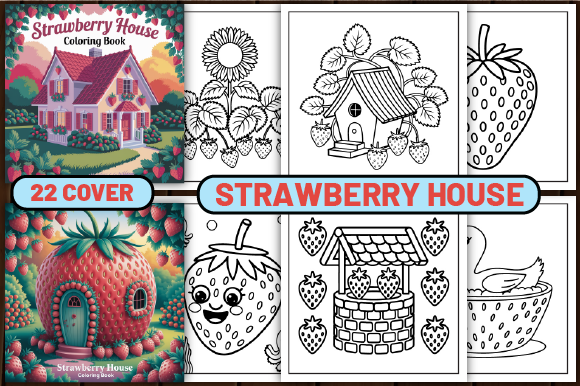 105 Strawberry House Coloring Pages