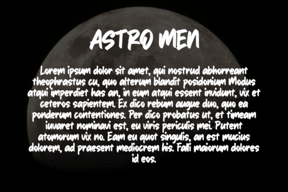 Astro Men Font - Preview 2