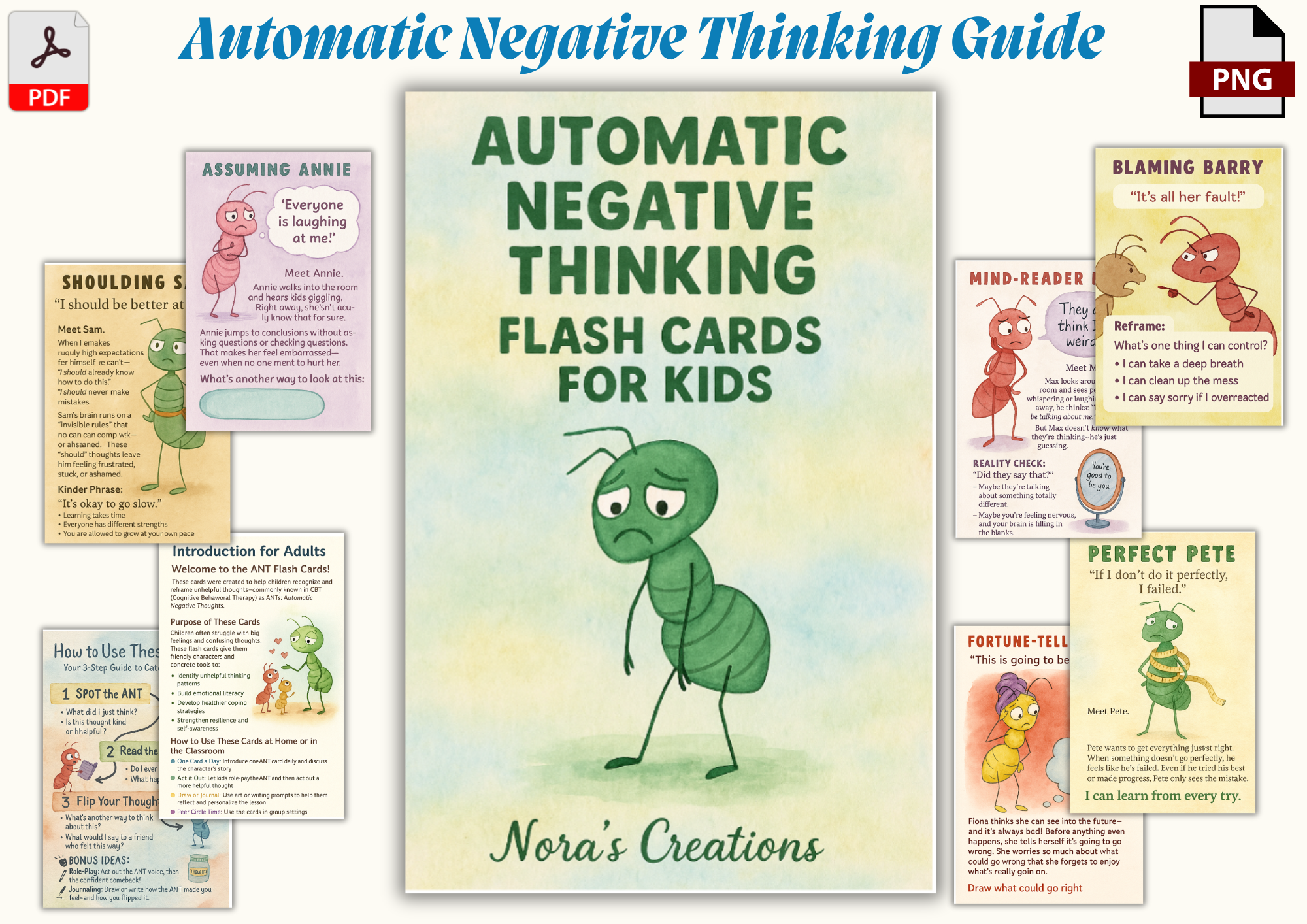 Automatic Negative Thinking Flashcards