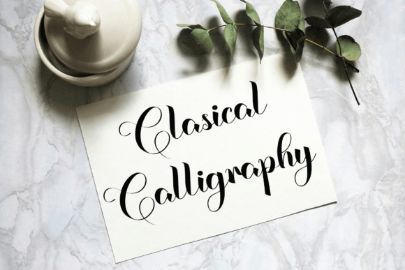 Background Signature Font - Preview 4