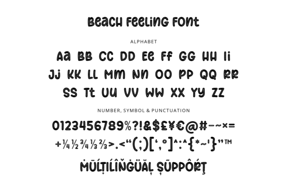 Beach Feeling Font - Preview 4