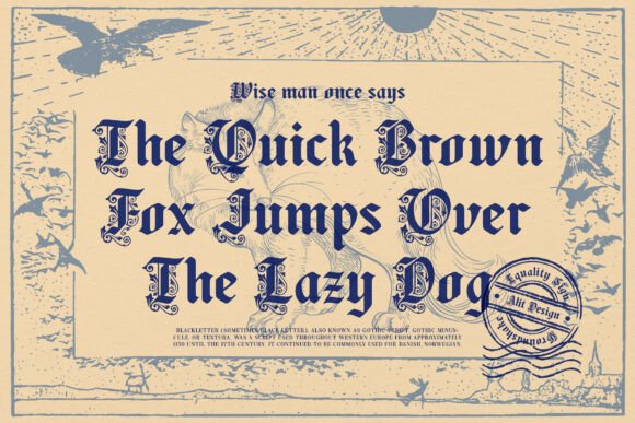 Black Kiyrand Font - Preview 1
