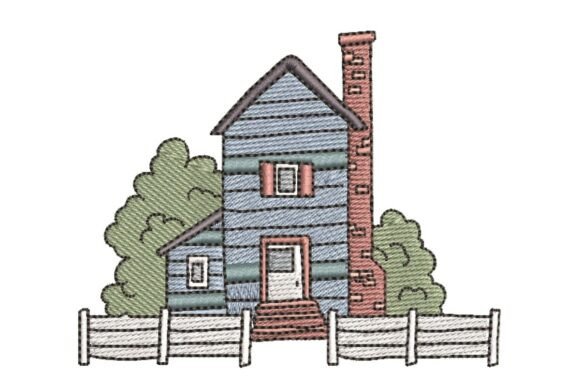 Blue Farmhouse