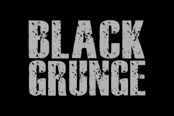 Bold Grunge Font - Preview 1
