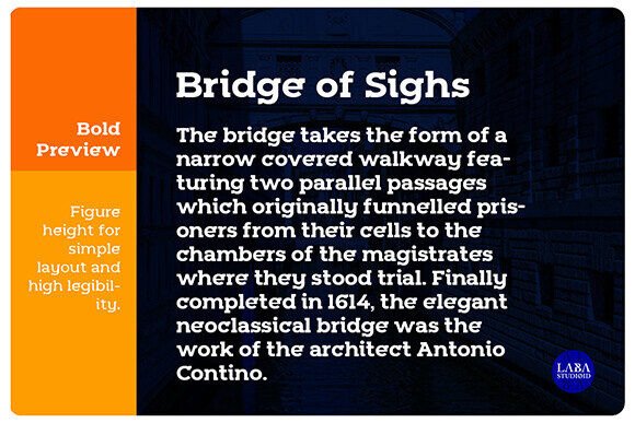 Bridge of Sighs Font - Preview 2