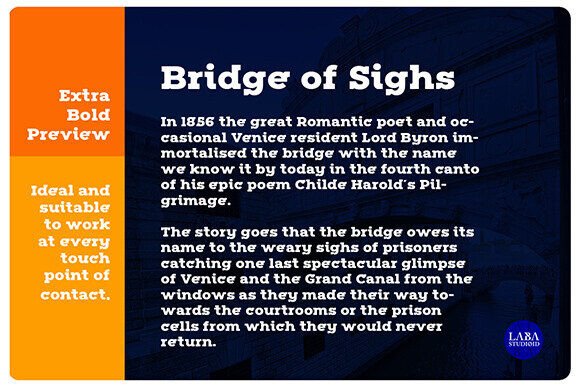 Bridge of Sighs Font - Preview 3