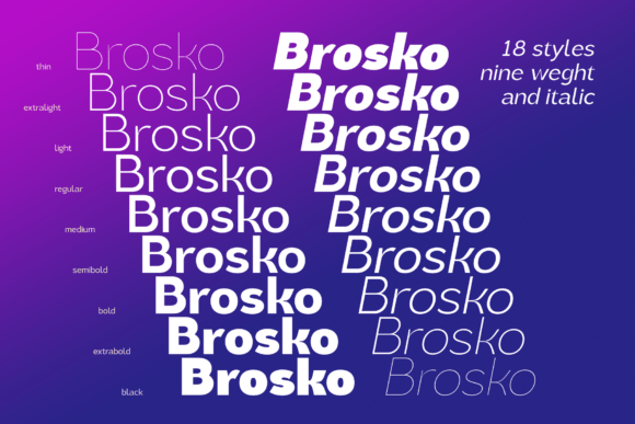 Brosko Font - Preview 4
