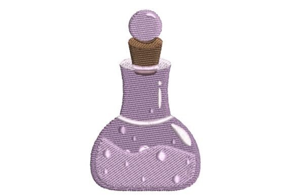 Bubbling Purple Magic Potion