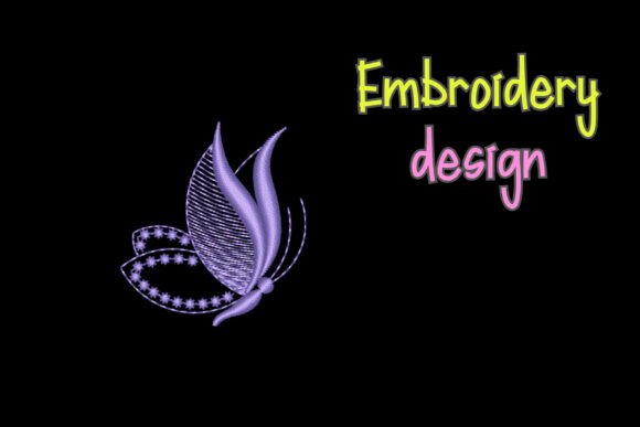 Butterfly Embroidery Design