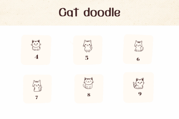 Cat Doodle Font - Preview 3