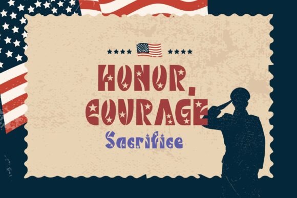 Christmas Soldier Font PNG with transparent background - Preview 3