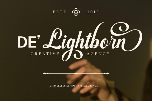 Chryselles Script Font - Preview 3