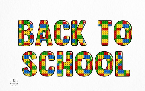 Colorful Blocks Font - Preview 1