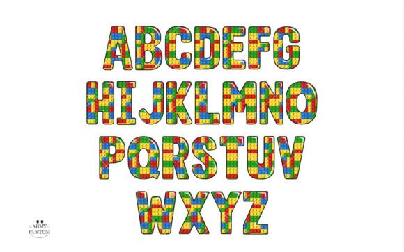 Colorful Blocks Font - Preview 2