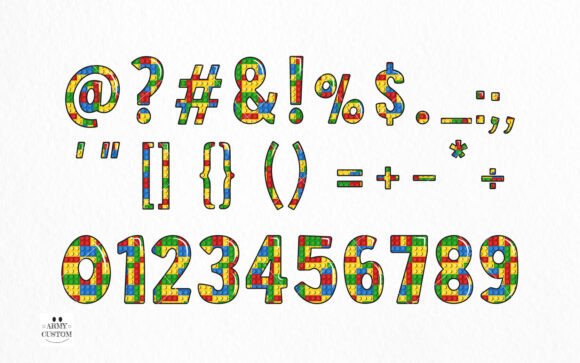 Colorful Blocks Font - Preview 3
