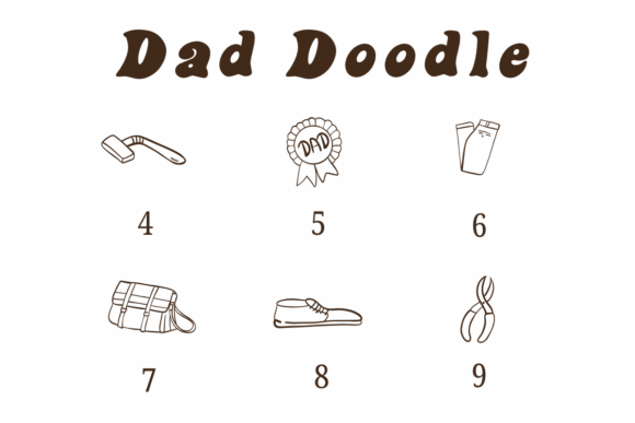 Dad Doodle Font - Preview 3