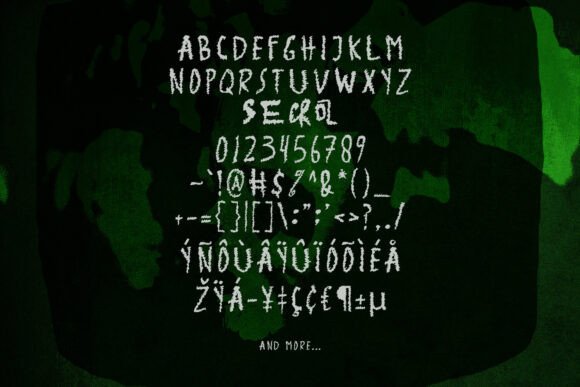 Escorz Horors Font - Preview 6