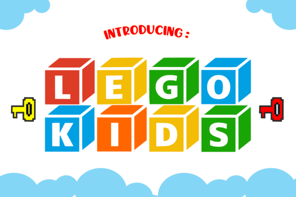 Game Box Font PNG with transparent background - Preview 1