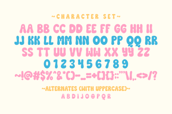 Greeting Festive Font PNG with transparent background - Preview 1