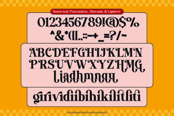 Hugion Font PNG with transparent background - Preview 6