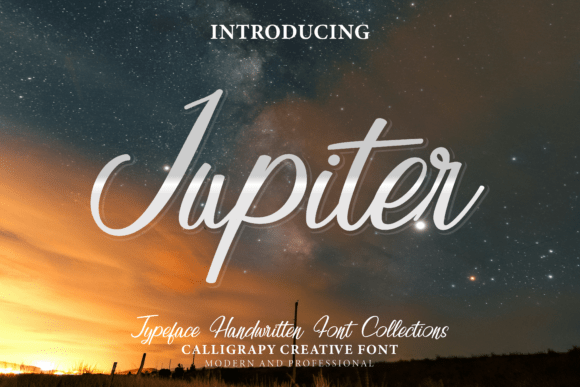 Jupiter Script & Handwritten Font By Arief Indra Pratama
