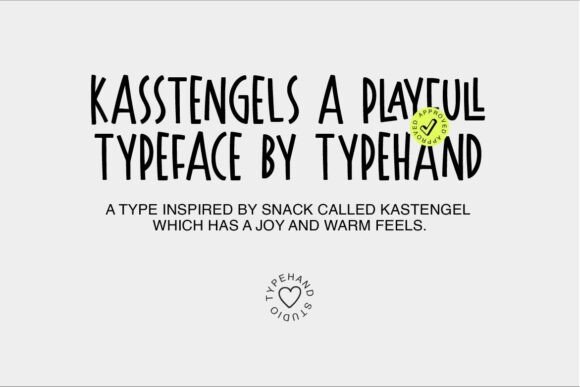 Kasstengels Font PNG with transparent background - Preview 1