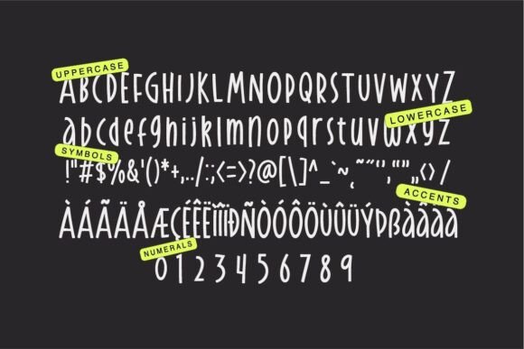 Kasstengels Font PNG with transparent background - Preview 2