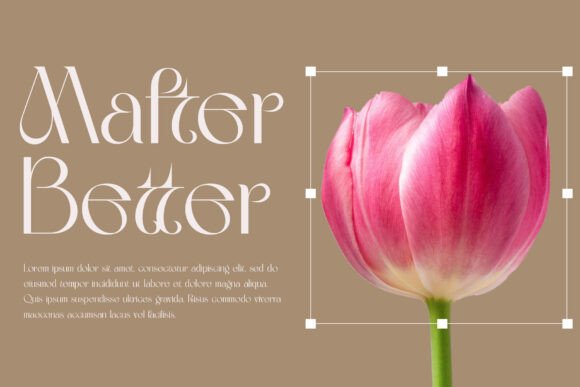 Mafter Font PNG with transparent background - Preview 1