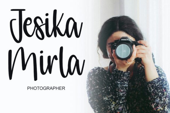 Magnolia Signature Font PNG with transparent background - Preview 1