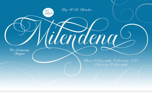 Mastery Calligraphy Font PNG with transparent background - Preview 4