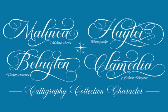 Mastery Calligraphy Font PNG with transparent background - Preview 6