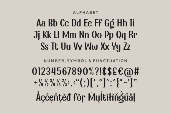 Nicely Ending Font PNG with transparent background - Preview 2