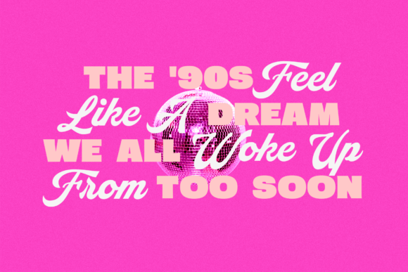 Nineties Party Club Font PNG with transparent background - Preview 2