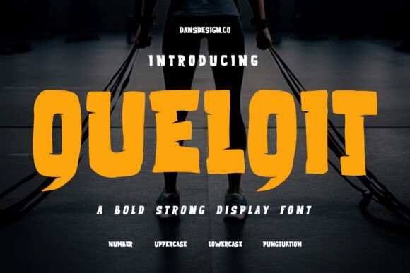 Quelqit Display Font By Dansdesign