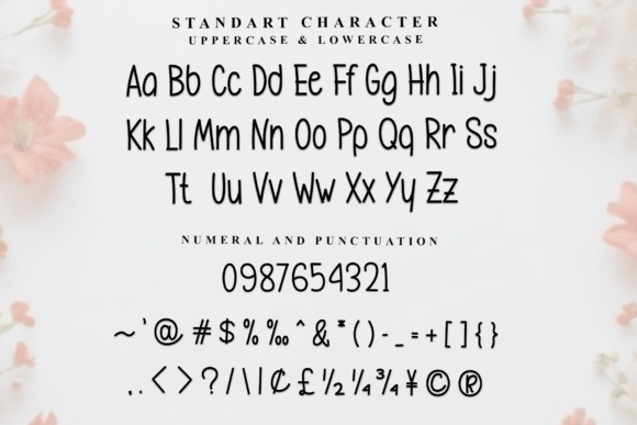 Romantic Magnolia Font PNG with transparent background - Preview 5