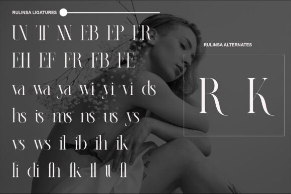 Rulinsa Font PNG with transparent background - Preview 3