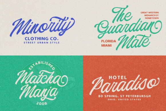 Saturide Script Font PNG with transparent background - Preview 1