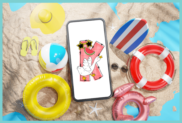 Silly Goose Summer Font PNG with transparent background - Preview 4