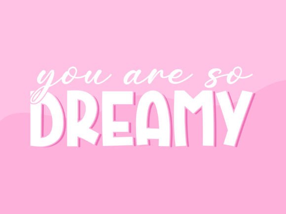 Simply Thick Font PNG with transparent background - Preview 3