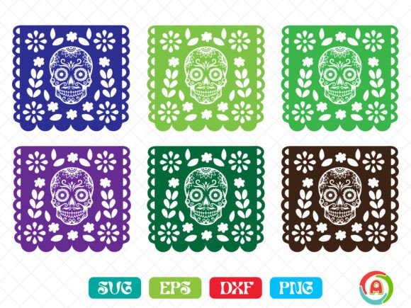 Sugar Skull Papel Picado
