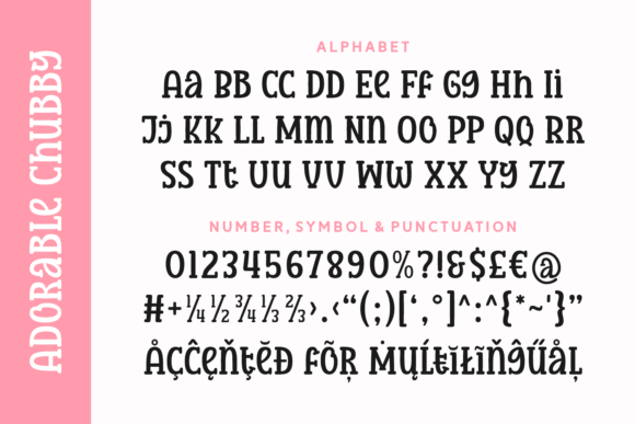 Adorable Chubby Font - Preview 3